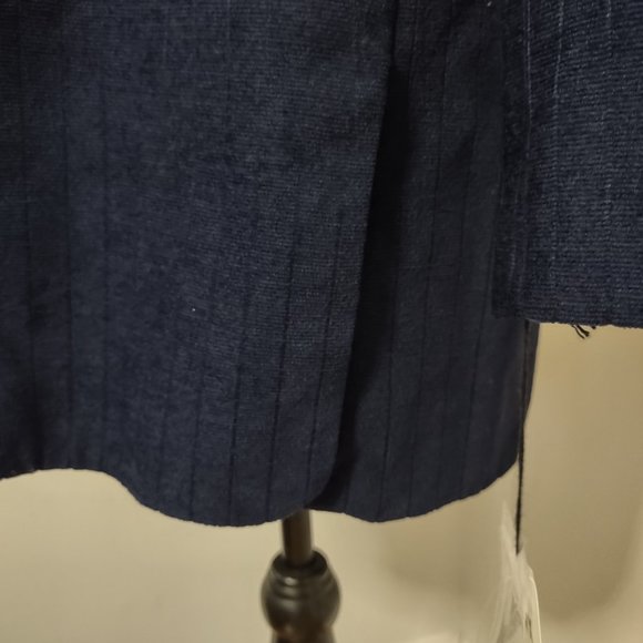 NWT Max & Mabel Blazer Blue Corduroy Handcrafted in California Size L - Picture 3 of 7